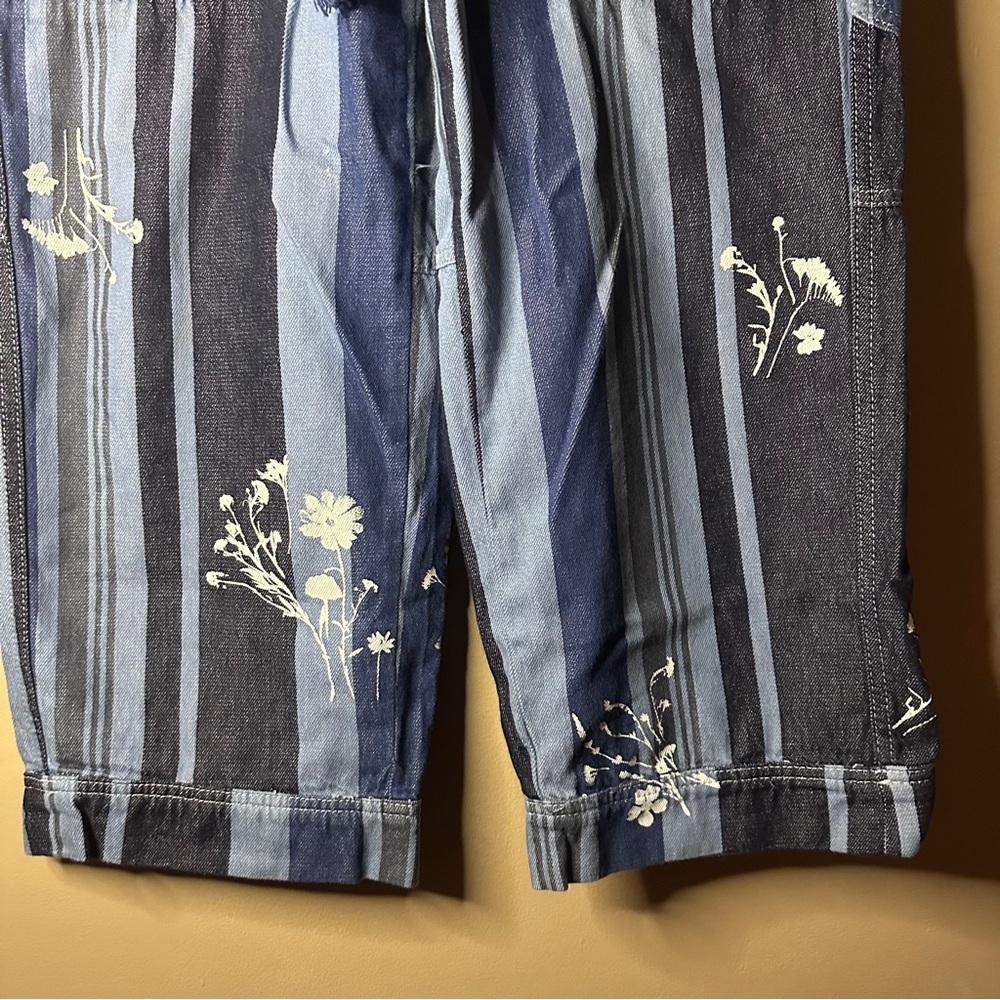 We The Free Cove Crop Pull-on Jeans, Striped, Floral, Boho, Festival, Resort - Picture 7 of 12